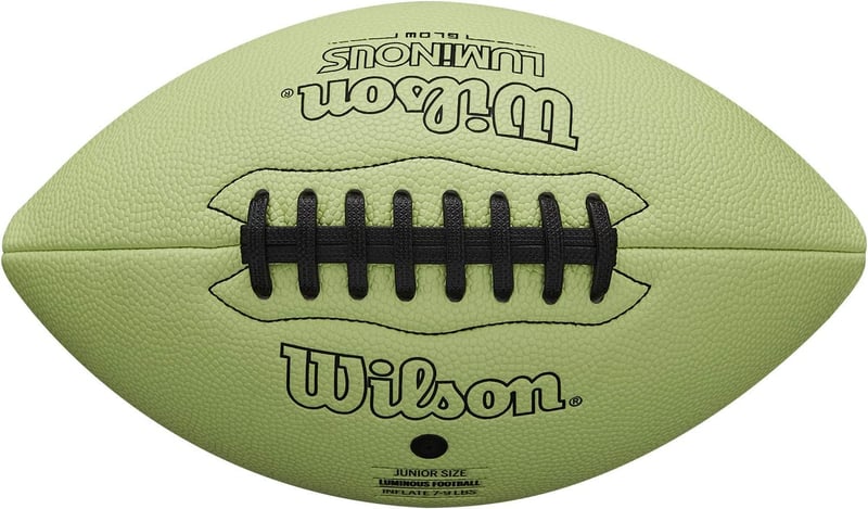 Luminous Glow Football - Junior Size, Green