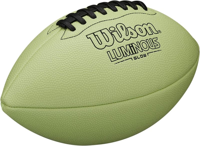 Luminous Glow Football - Junior Size, Green