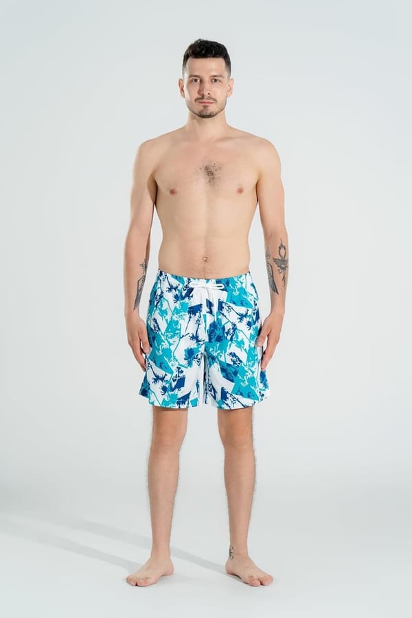 Men's 2-in-1 Swim Trunks & Board Shorts