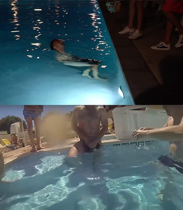 Funny Dissolving Swim Trunks Prank Gift for Brother
