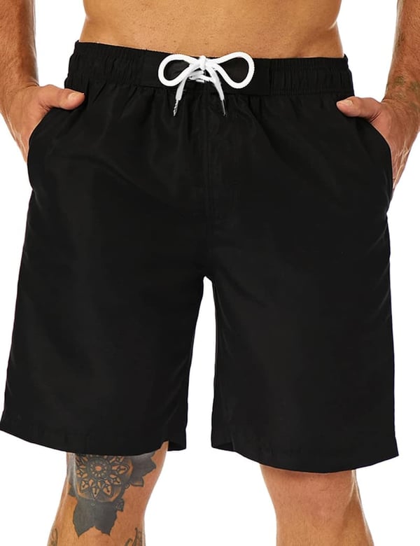 Men's Quick Dry Swim Trunks with Mesh Lining - 9