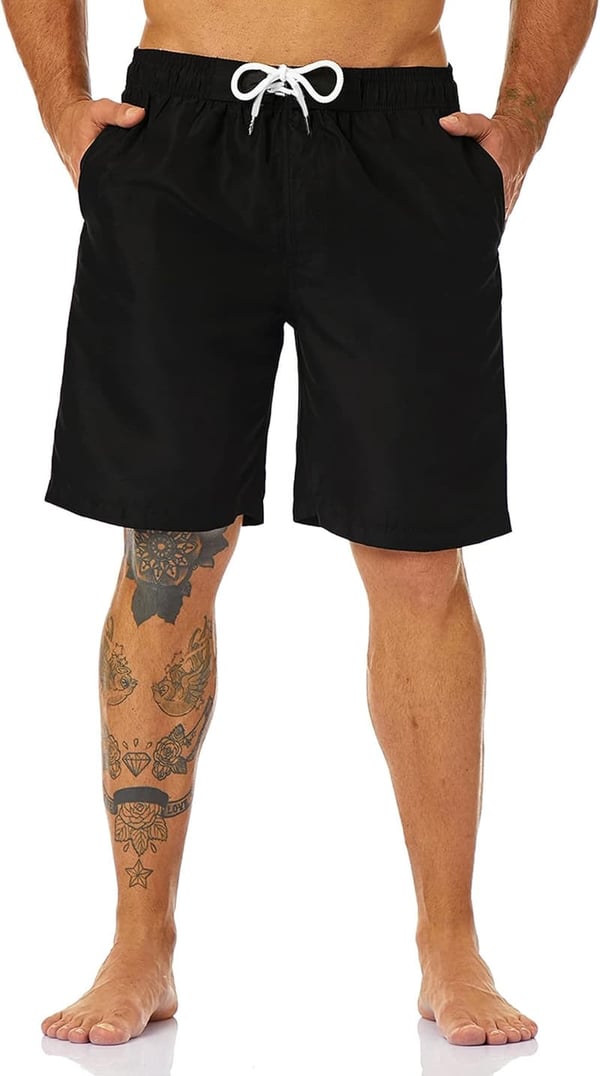 Men's Quick Dry Swim Trunks with Mesh Lining - 9