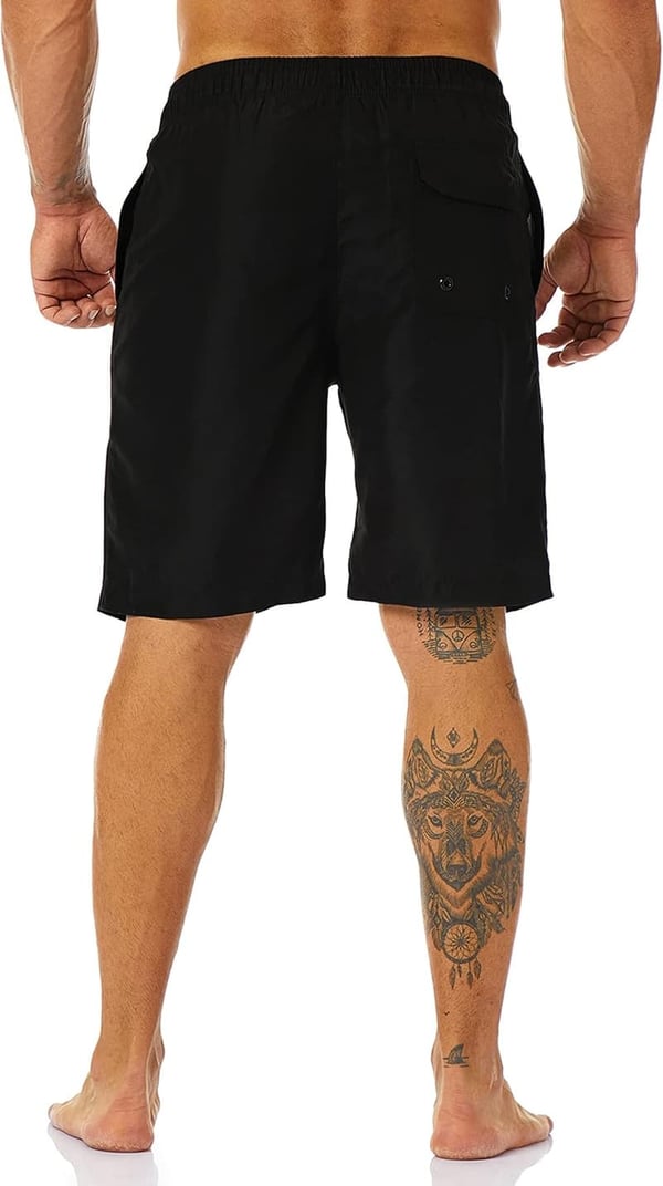Men's Quick Dry Swim Trunks with Mesh Lining - 9