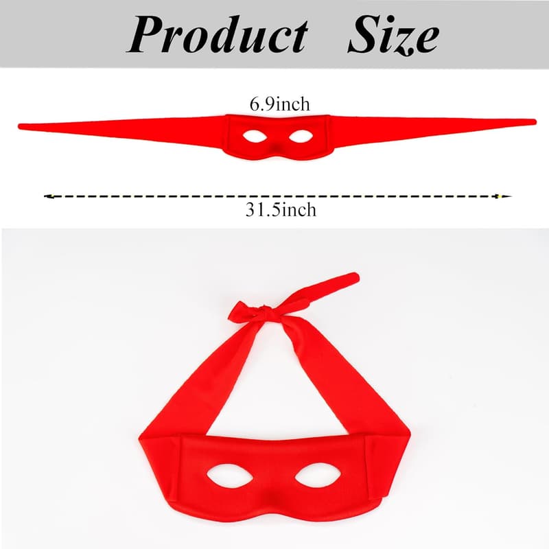 Halloween Masquerade Eye Masks - 4 Pcs Cosplay Accessories