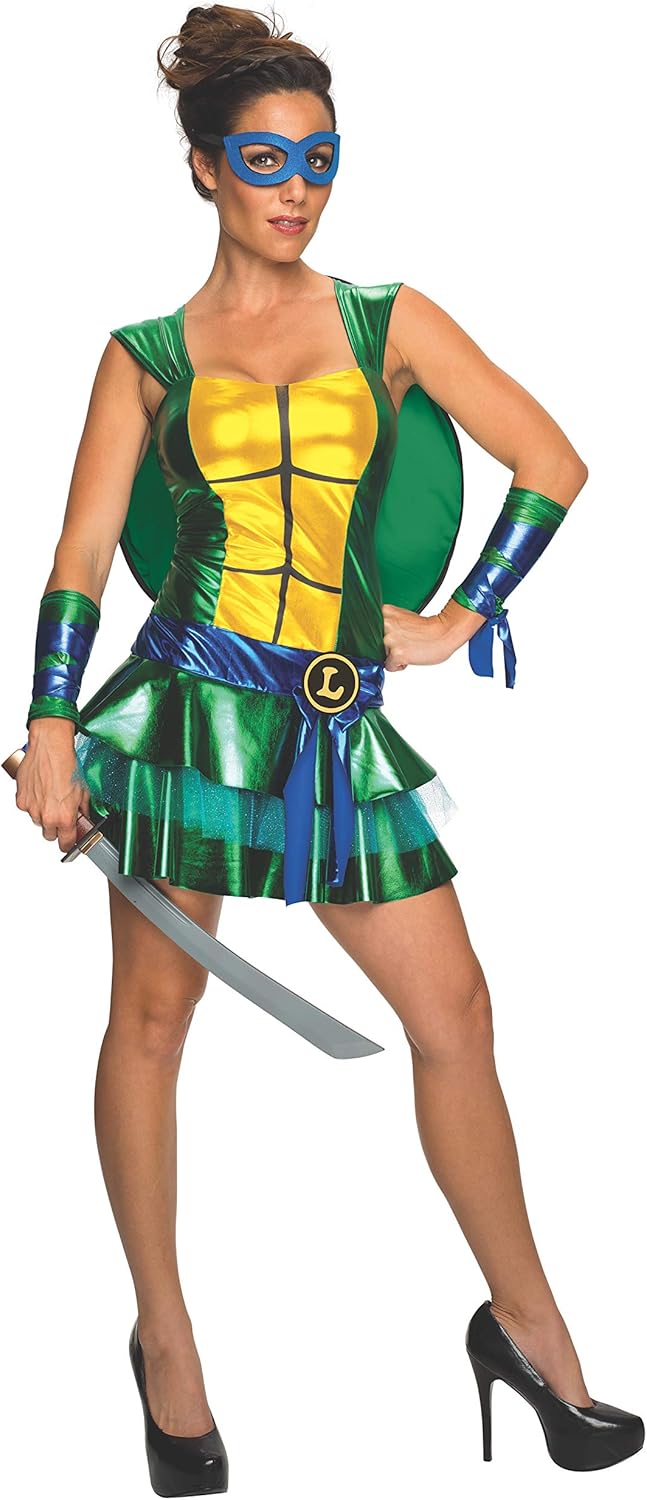 Teenage Mutant Ninja Turtles Leonardo Costume Dress for Girls