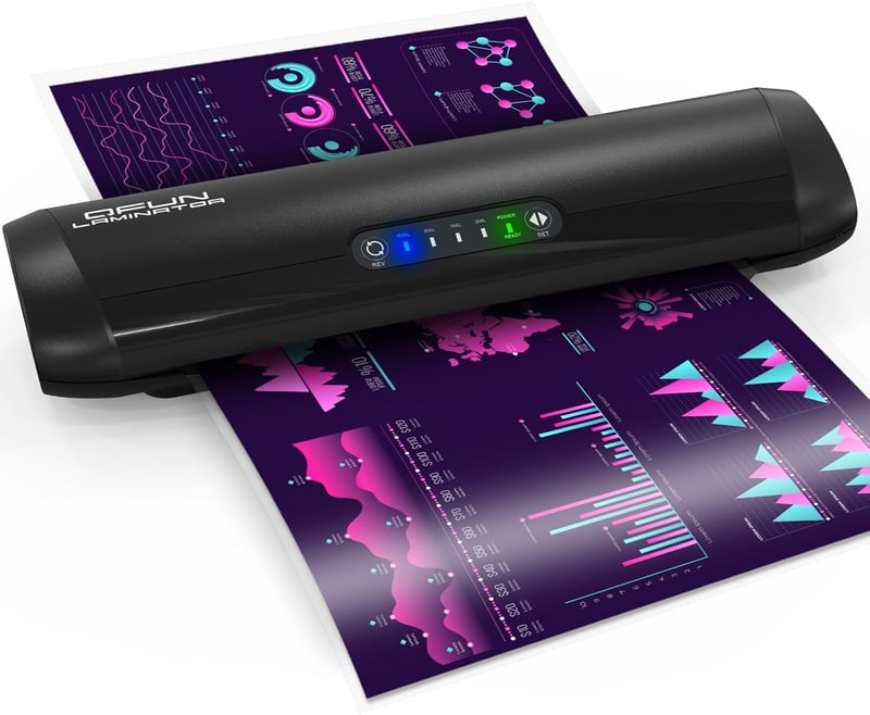 Commercial 4-Roller Laminator Machine for Office & School, 11x17