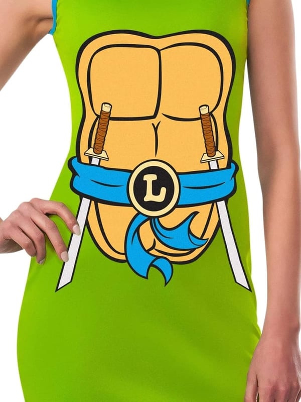 TMNT Classic Leonardo Hooded Tank Dress for Women