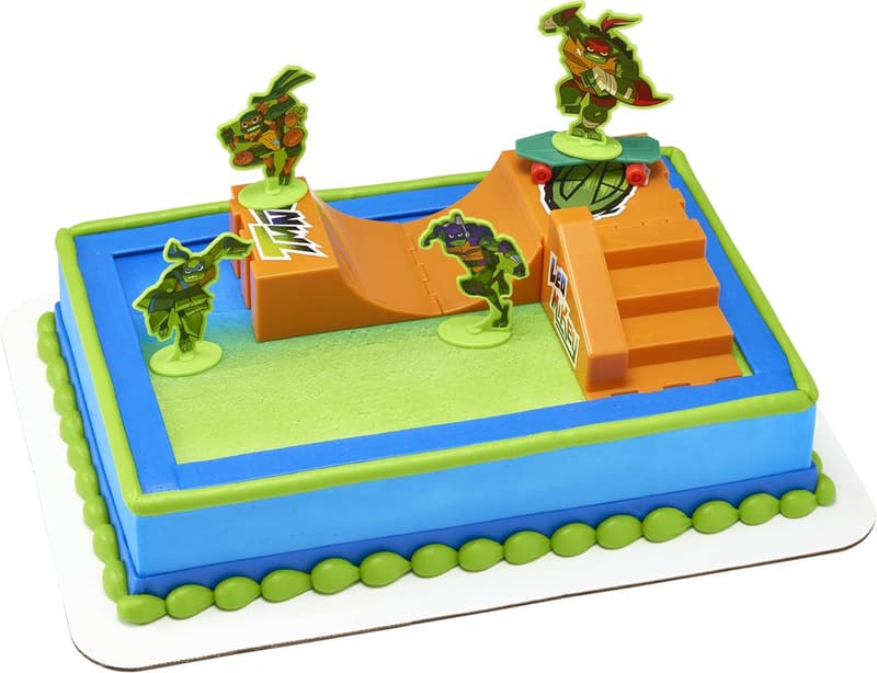 TMNT Rise Up! 6-Piece Birthday Cake Topper Set