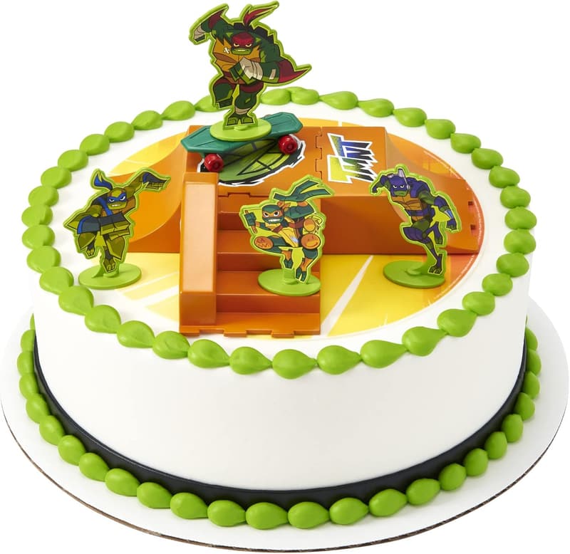 TMNT Rise Up! 6-Piece Birthday Cake Topper Set