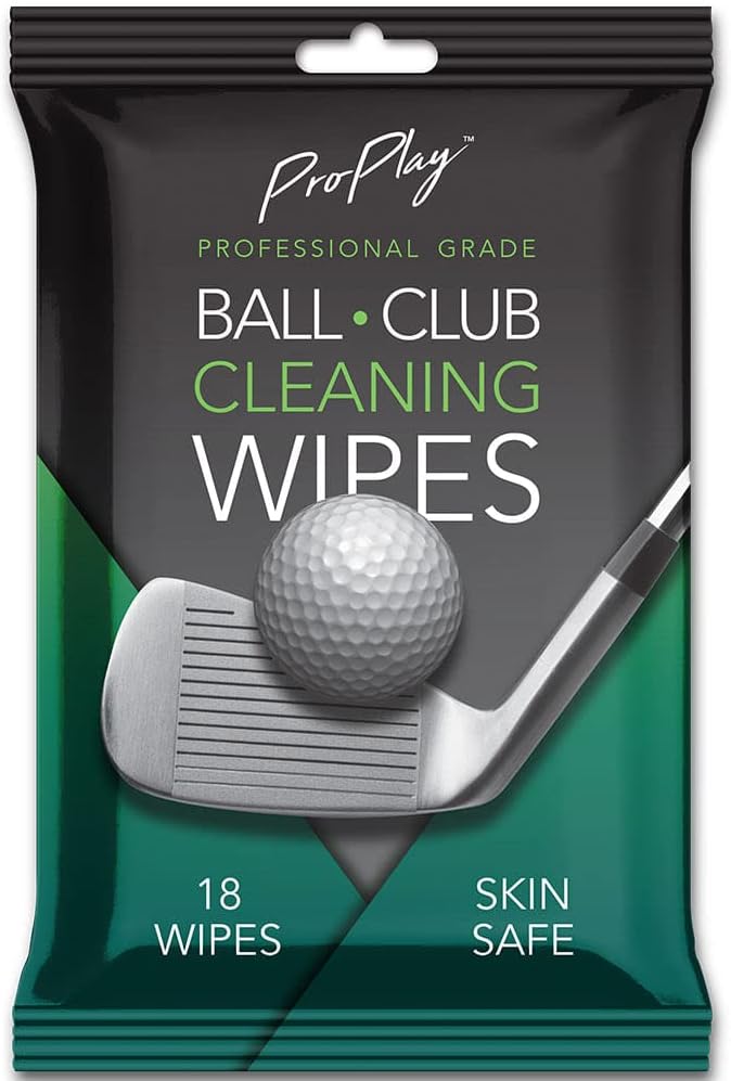 Ball & Club Cleaning Wipes | Powerful Dirt & Grass Remover - Unscented