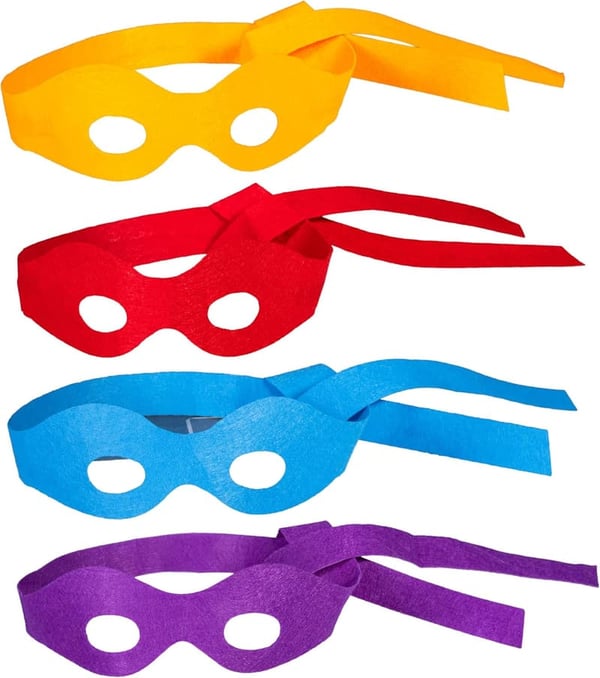 Teenage Mutant Ninja Turtles Halloween Cosplay Masks Set
