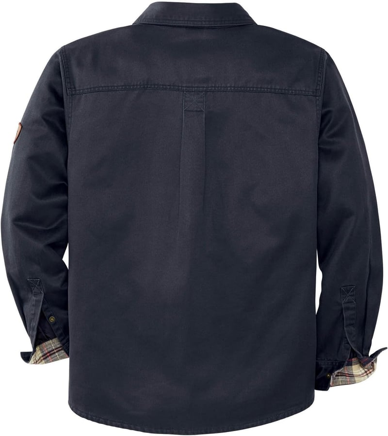 Men's Water-Resistant Flannel-Lined Shacket for Fall