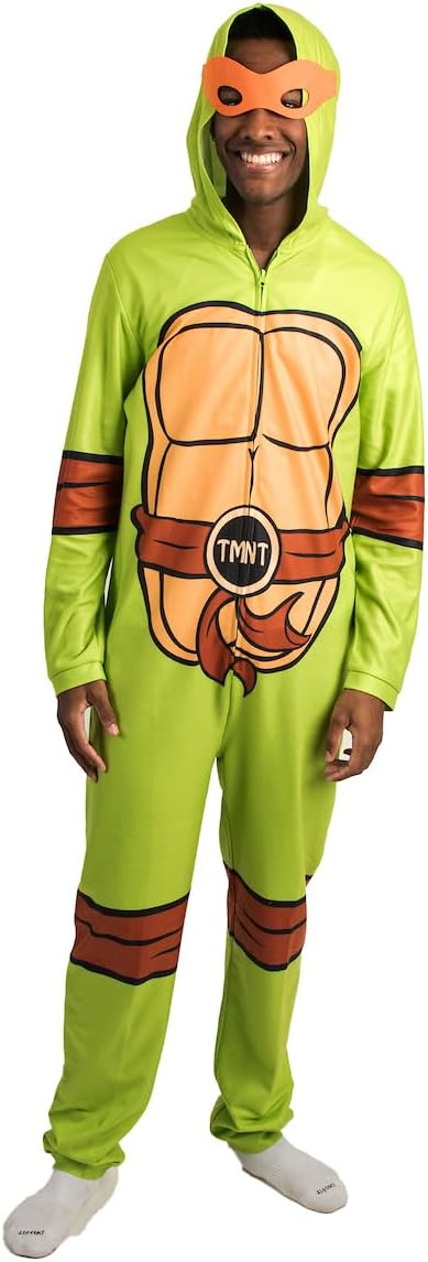 TMNT Hooded Cosplay Union Suit for Fans