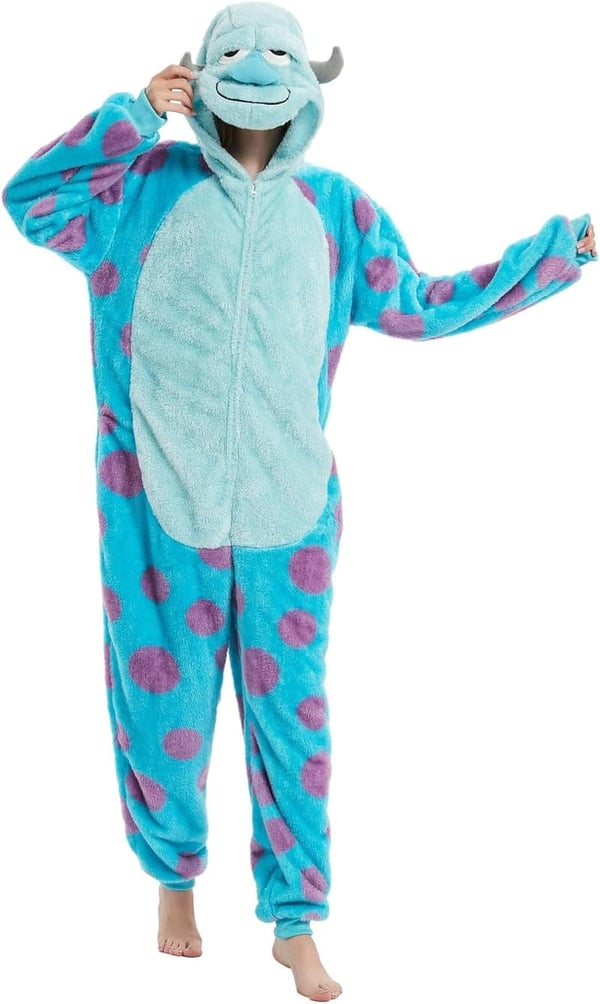 Halloween Animal Onesie Pajamas for Adults - Unisex Sleepwear