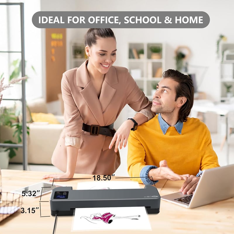 Commercial Laminator Machine for Office & School, 13-inch