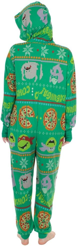 Teenage Mutant Ninja Turtles Pizza Adult Onesie Jumpsuit