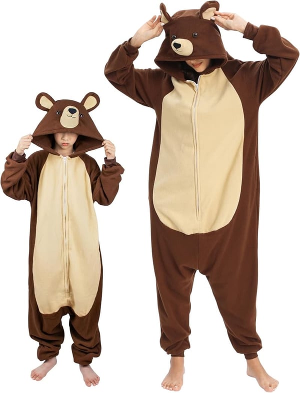Halloween Adult Animal Onesie Costume for Men and Women