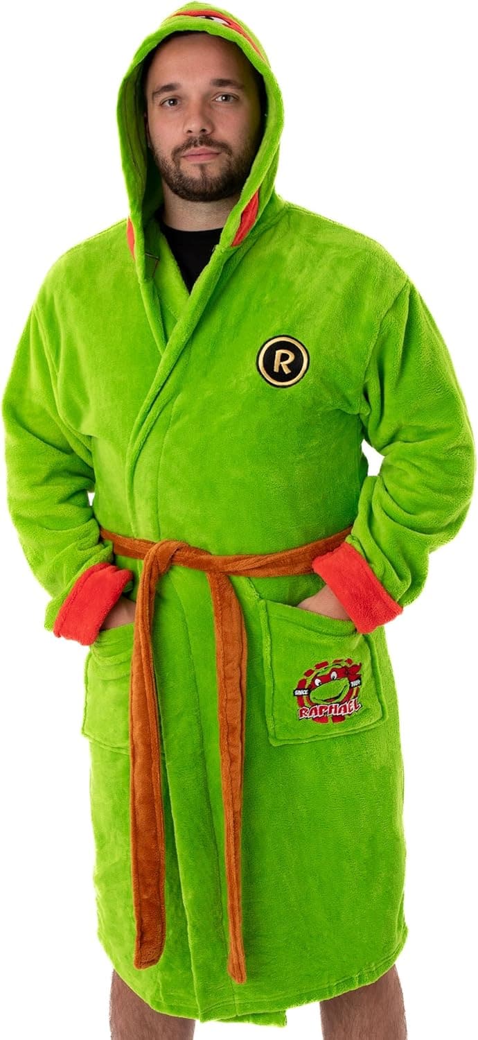 Teenage Mutant Ninja Turtles Hooded Bathrobe for Men