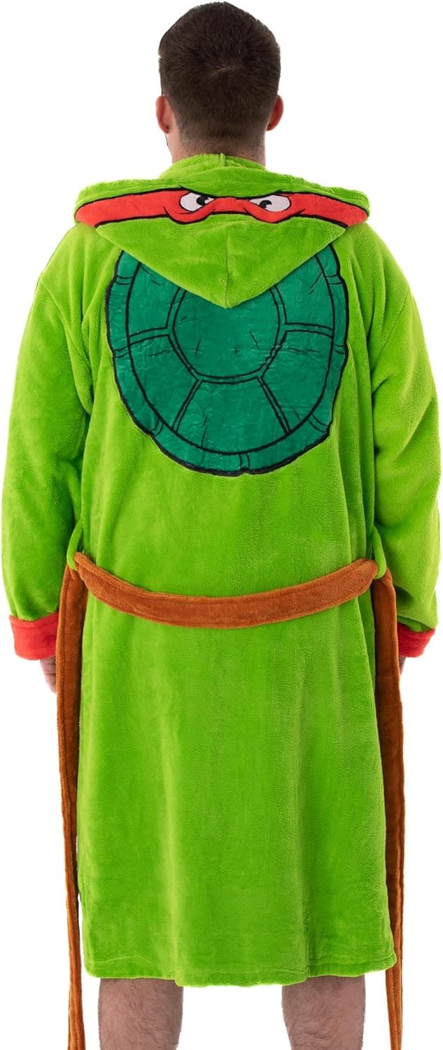 Teenage Mutant Ninja Turtles Hooded Bathrobe for Men