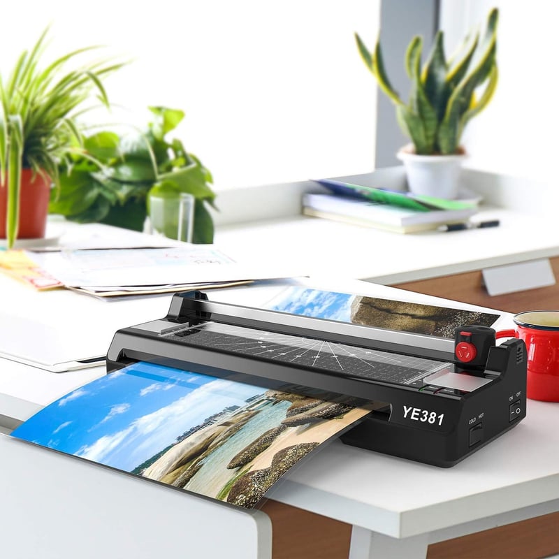 Thermal & Cold Laminator Machine with Pouches for Home Office