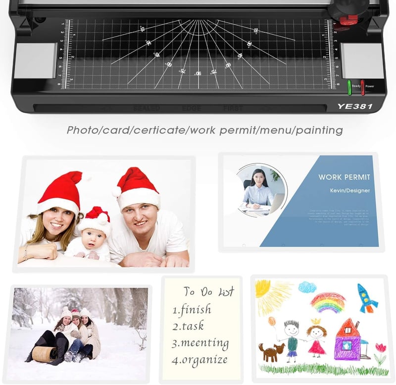Thermal & Cold Laminator Machine with Pouches for Home Office