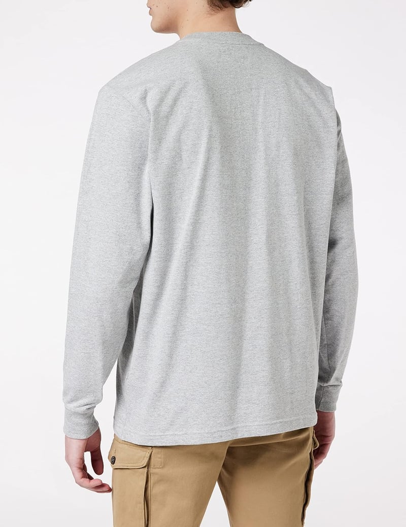 Carhartt Men's Heavyweight Loose Fit Long-Sleeve Henley T-Shirt