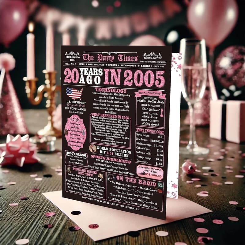 20th Birthday Card for Her - Funny Decorations & Gifts