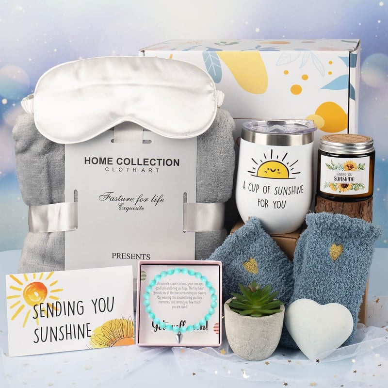 Get Well Soon Self-Care Gift Basket for Women