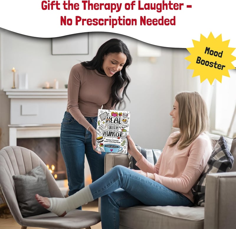 Self-Care Adult Coloring Book for Women - Stress Relief & Humor