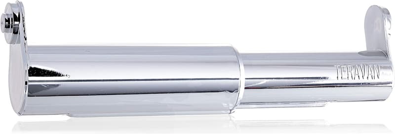 Toilet Paper Holder Extender for Extra-Large Rolls – Silver