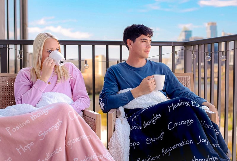 Get Well Blanket - Plush Support for Women, 50 x 65 (Pink)