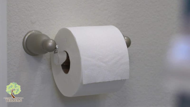 Extra-Large Toilet Paper Holder Extender Set of 2 - Silver