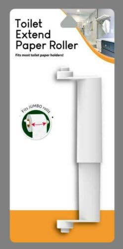 Toilet Paper Roll Extender for Mega & Super Mega Rolls