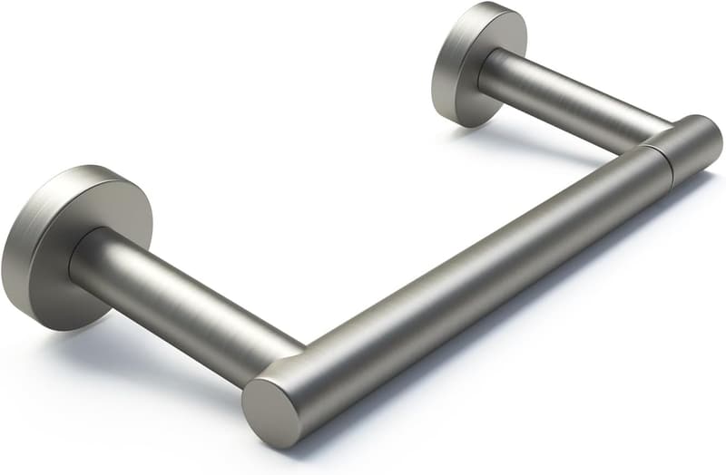 Brushed Nickel Wall-Mounted Toilet Paper Holder - SUS 304 Steel