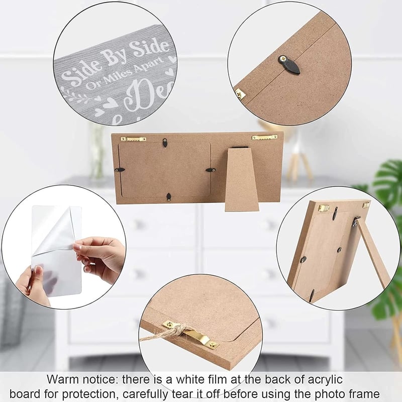 Graduation Day Wooden Photo Frame for Friends - 12 x 5.5 Inch