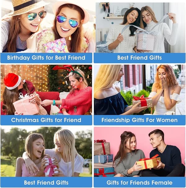 Friendship Keychain - Best Friend Birthday Gift for Women