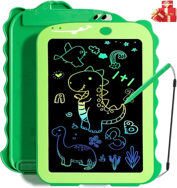 Kids' LCD Doodle Pad with Dinosaur Design, 8.5 Inch