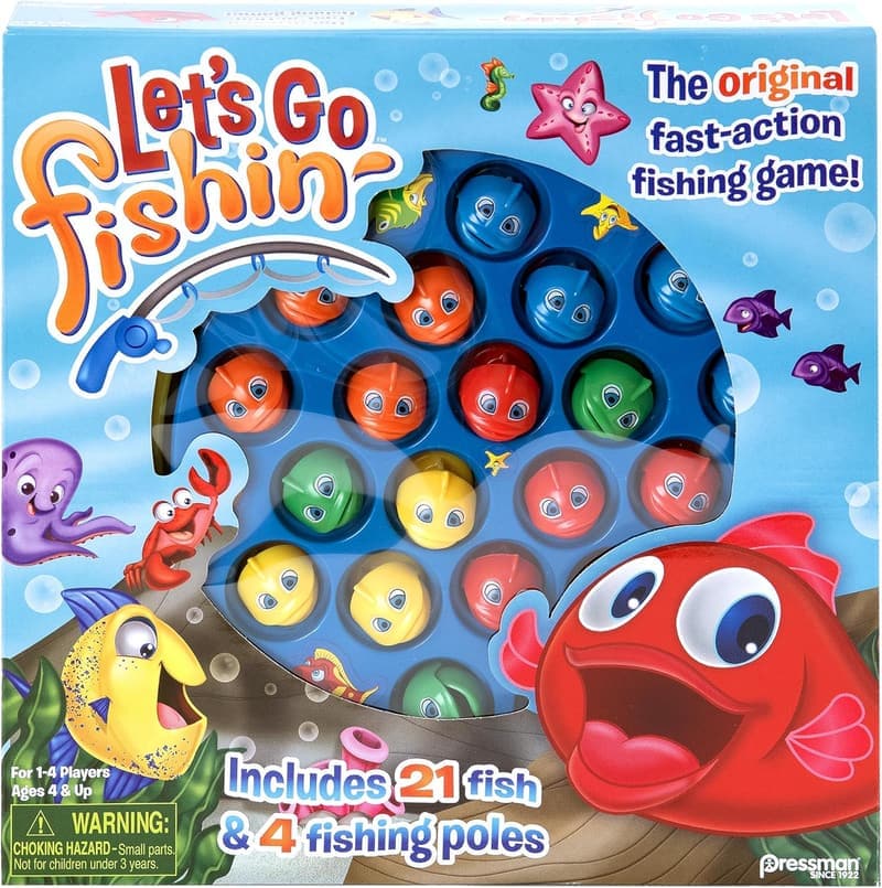 Fast-Action Fishing Game for 1-4 Players