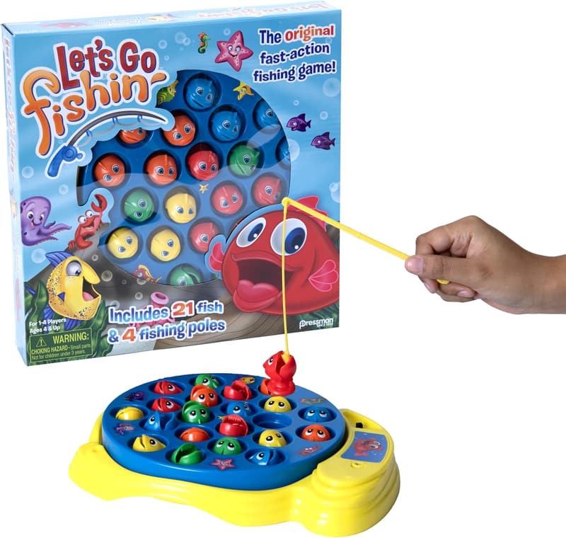 Fast-Action Fishing Game for 1-4 Players