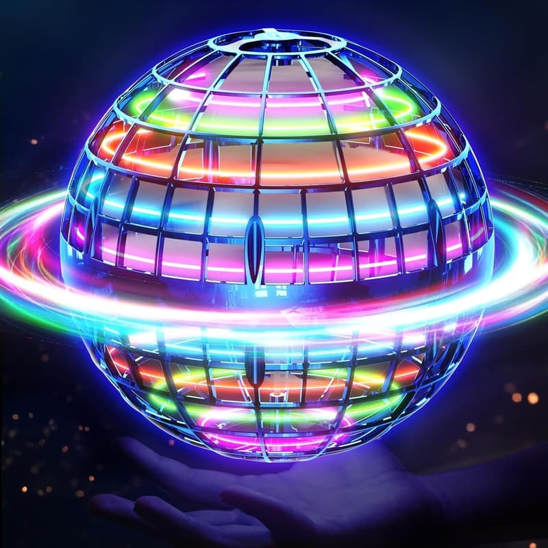 Blue Flying Orb Ball – Magic Hover Spinner for Kids 6-10