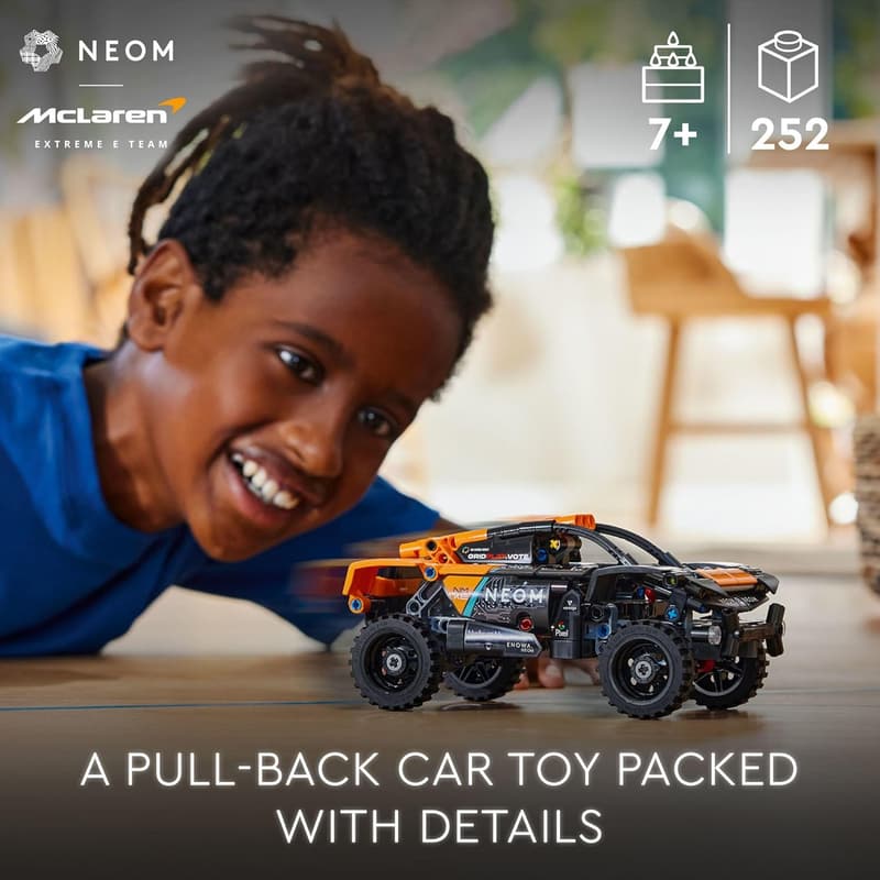 LEGO Technic McLaren Extreme E Off-Road Race Car Toy for Kids