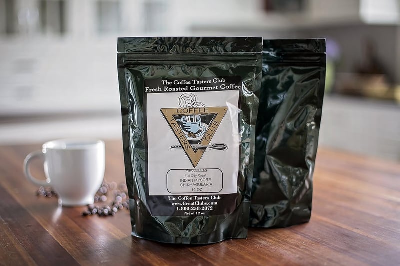 Coffee of the Month Club - 2 Medium Roast Varieties, 100% Arabica