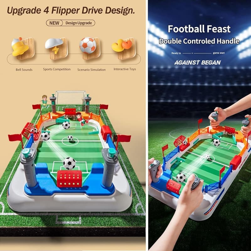 Birthday Gift Mini Foosball Table Game for Kids (Ages 3-12)