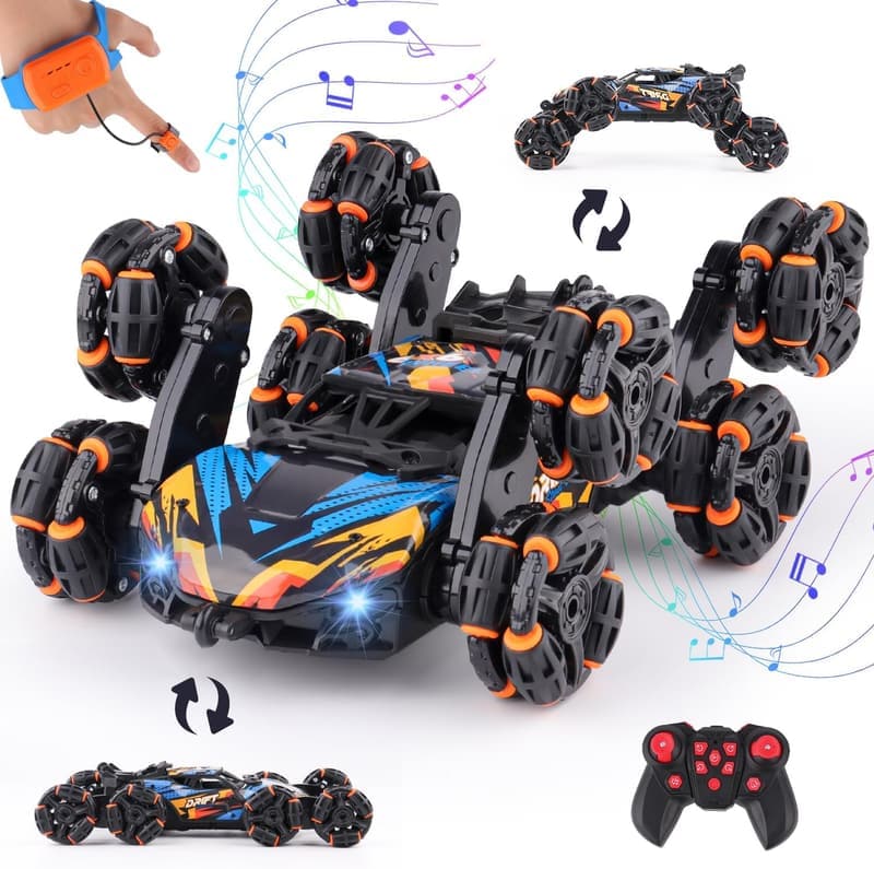 Gesture-Controlled RC Stunt Car for Boys - Perfect Birthday Gift