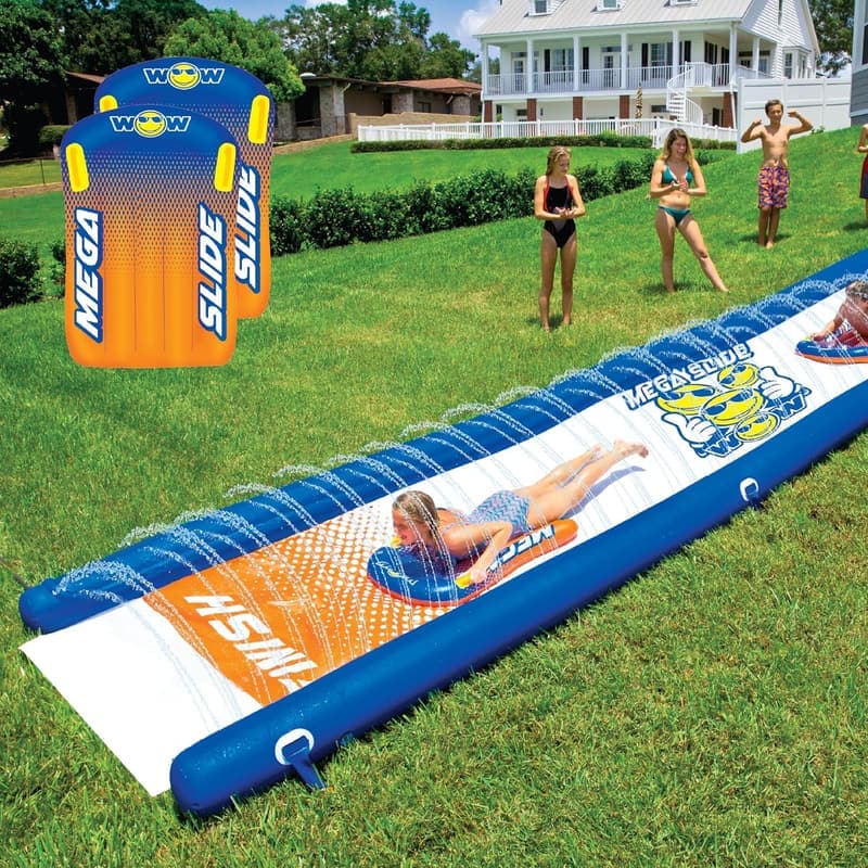 Giant 25 ft Water Slide with Sprinkler for Kids and Adults