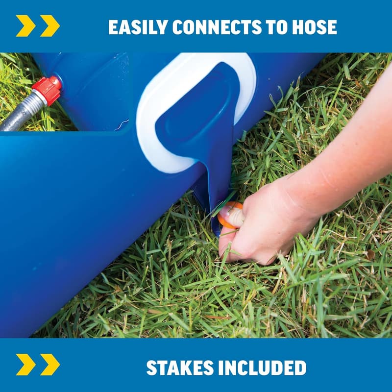 Giant 25 ft Water Slide with Sprinkler for Kids and Adults