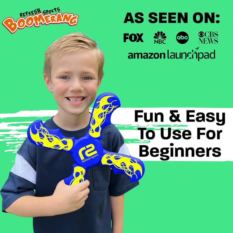 Kids' Outdoor Boomerang Flying Disc - Fun Birthday Gift
