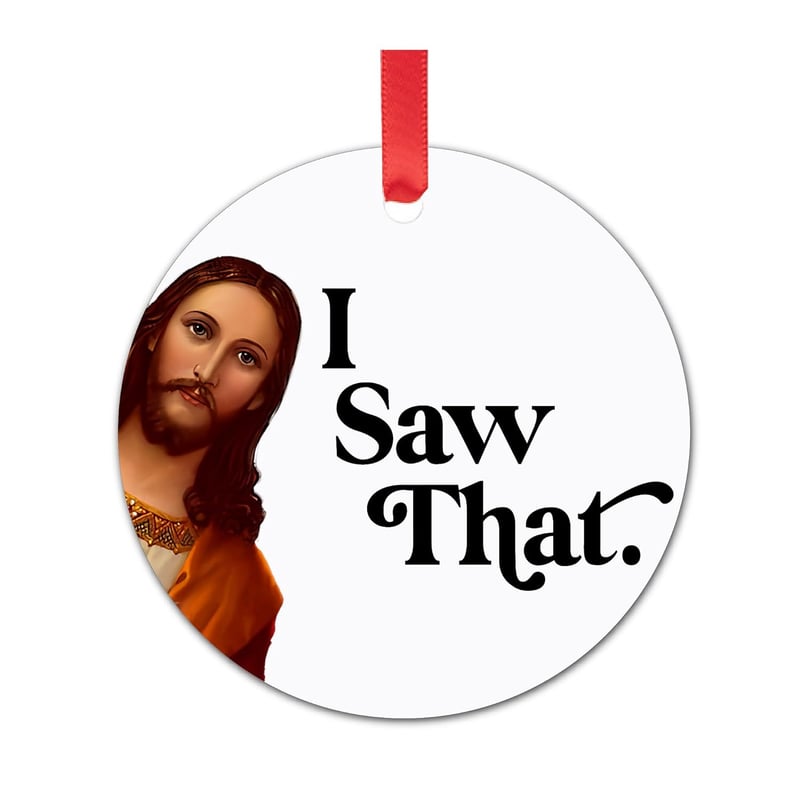 Funny Jesus Ornament for Christmas - Unique Stocking Stuffer