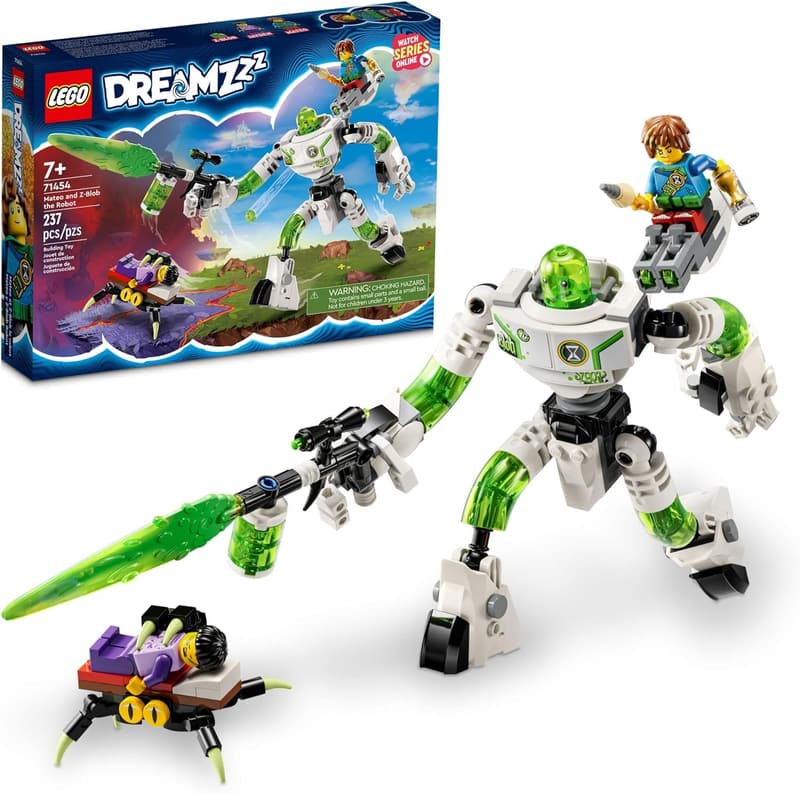 LEGO DREAMZzz Mateo & Z-Blob Robot Building Set for Ages 7+