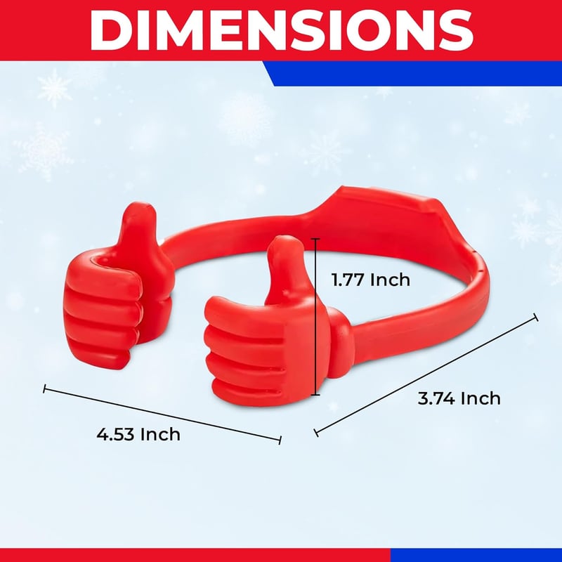 Santa's Claws Phone Stand – Funny Silicone Stocking Stuffer